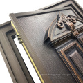 Switzerland Carved Design Cast Aluminum Anti-Explosion High quality Main Front Security Steel Door For Residential Area